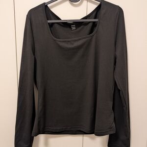 SHEIN Black Long Sleeve Women's Top